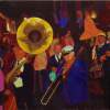 Old Glory Creole Jazz Band - Acrylic Paintings - By Tom Henderson Smith, Colourist Painting Artist