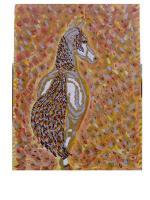 Proud Horse - Acrylic Paintings - By Wendy Persch, Contemporary Painting Artist