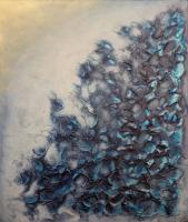 Iridescent Pearl 2 - Acrylic Paintings - By Liz Mcdonough, Abstract Painting Artist