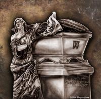 The Grave Of William Warner - Graphite Drawings - By Morgan Crone, Realism Drawing Artist