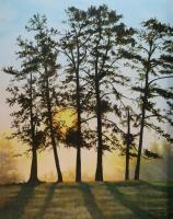 Pasture Sunup - Oil Paintings - By Debi Davis, Realism Painting Artist