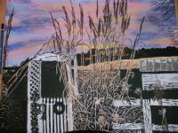 My Art - Sun Set On The Farm - Acrylic