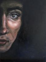 Lost - Acrylic On Canvas Paintings - By Diana Harisis, Portrait Painting Artist