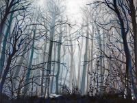 Fog Descending - Acrylic Paintings - By Lightmare Studios, Expressionism Painting Artist