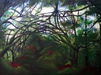 Hidden Walkway - Acrylic Paintings - By Lightmare Studios, Expressionism Painting Artist