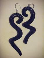 Earrings - Clay And Wire Jewelry - By Renee Cruz, Hand Made Jewelry Artist
