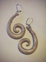 Earrings - Clay And Wire Jewelry - By Renee Cruz, Hand Made Jewelry Artist