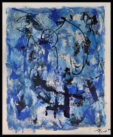 Pops Art 3 - Blue Lagoon - Acrylic On Canvas