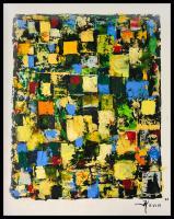 Abstract Blocks - Patchwork - Acrylic On Canvas