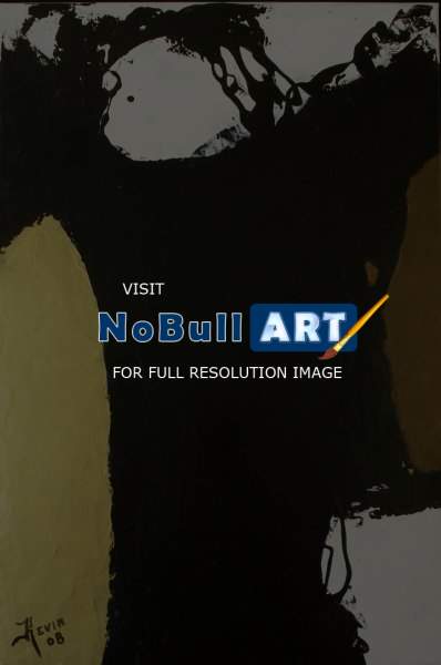 Abstract 2 - Bronze Night - Acrylic On Canvas