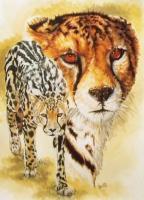 Beautiful Breeds - Wildlife - Eminence - Watercolor Enhanced Colored Pe