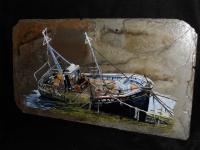 Slate - Wreck - Acrylic Painting