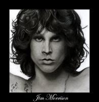 Pencil Drawings Of Famous Peop - Jim Morrison Pencil Drawing - Pencil  Paper