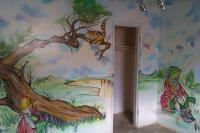 Wall Mural - Acrylic Paintings - By Greg Bucher, Portraitsrealistic Painting Artist
