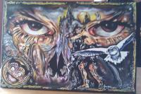 Good And Evil - Acrylic Paintings - By Greg Bucher, Mixed Painting Artist