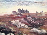 Landscape - Yorkshire Moors - Oil On Canvasboard