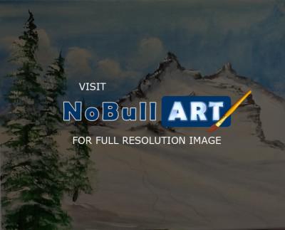 Landscape - California Alps - Acrylics
