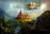 Fantasy Landscape - Temple Of Sanctification 2012 - Mixed