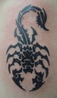 Tribal Scorpion - Tattoos Mixed Media - By Jules Tattoos, Tribal Mixed Media Artist
