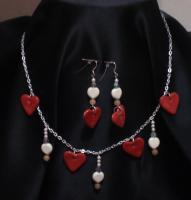 Hearts - Clay Jewelry - By Janina Alvarado, None Jewelry Artist