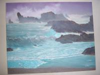 Seascapes - Big Sur - Oil Paint On Canvas