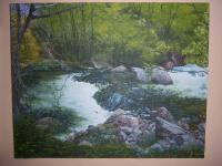 Trout Heaven - Oil Paint On Canvas Paintings - By Perry Holmes, Realism Painting Artist