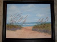 In The Breeze - Acrylic Paintings - By Shona Williams, Seascape Painting Artist