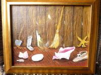 Shells Forgotten In The Shed - Acrylic On Canvas Board Paintings - By Leon Maddox, Impresssionist Painting Artist
