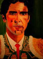 Portrait - Jose Tomas - Oil  Imposto On Streched Canva
