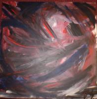 Bloody Waters - Acrylics Paintings - By Daniel Schroeder, Abstract Painting Artist