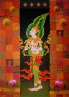 Sawasdeesiam - Silk Other - By Chaivat Dhaneroj, Contemporary Mural Other Artist