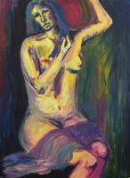 I Am Woman - Oil On Canvas Paintings - By Cassandra Buck, Expressionistic Painting Artist