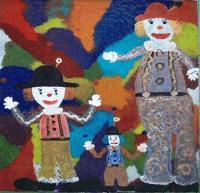 Under The Big Top - Acrylic Paint And Paint Pens Paintings - By Lisa Williams, Whimsical Painting Artist