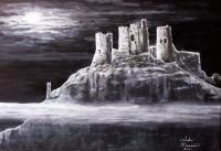 Castle In The Sky - Acrylic On Canvas Paintings - By Judy Kirouac, Realism Painting Artist