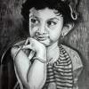 Daughter - Pencil Drawings - By Hareesh Vv, Realistic Drawing Artist