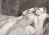 Brawnwyn - Pencil Drawings - By Linda Mason, Classic Black And White Drawing Artist