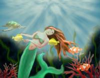 Sun And Sea - Digital Digital - By Tami V, Light Hearted Digital Artist
