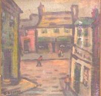 City And Town - Street Scene - Oil
