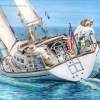 Sailing Away - Acrylic On Canvas Paintings - By Jane Girardot, Realism Painting Artist