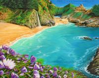 Seascapes - Mcway Falls - Acrylic On Canvas