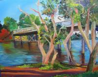 Swan River - Oil Paintings - By Alpana Singh, Other Painting Artist