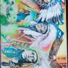 3 Shiprock Chiefs - Colored Pencils Drawings - By Richard Jones, Native American Art Drawing Artist