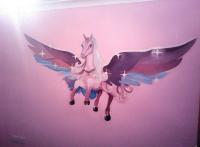 Pegasus - Mixed On Walls Mixed Media - By Chris Charles, Murals Mixed Media Artist