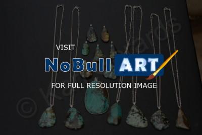 Stones - Unusual Assort Turquoise Pieces - Natural Stones