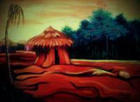 After The Twilight - Oil Colour On Canvas Paintings - By Chukwuemeka Iheonunekwu, Surrealism Painting Artist