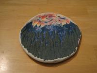 Sunset In The Mountains - Clay Paintings - By Kenlyn Castellanos, Clay Paintings Painting Artist