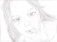 Childs Play - Pencil  Paper Drawings - By Michele Lovaglio-Watson, Freehand Drawing Artist