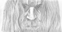 Rob Zombie - Pencil  Paper Drawings - By Michele Lovaglio-Watson, Freehand Drawing Artist