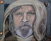 Mark Hamill As Luke Skywalker - Acrylics Paintings - By Michele Lovaglio-Watson, Modern Realism Painting Artist