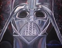 Darth Vader - Acrylics Paintings - By Michele Lovaglio-Watson, Painting Painting Artist